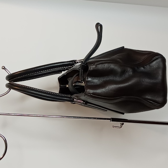 Coach Bonnie Legacy- M0P-9419 - Vintage Leather Double Handle Satchel- Navy Blue - Picture 3 of 11